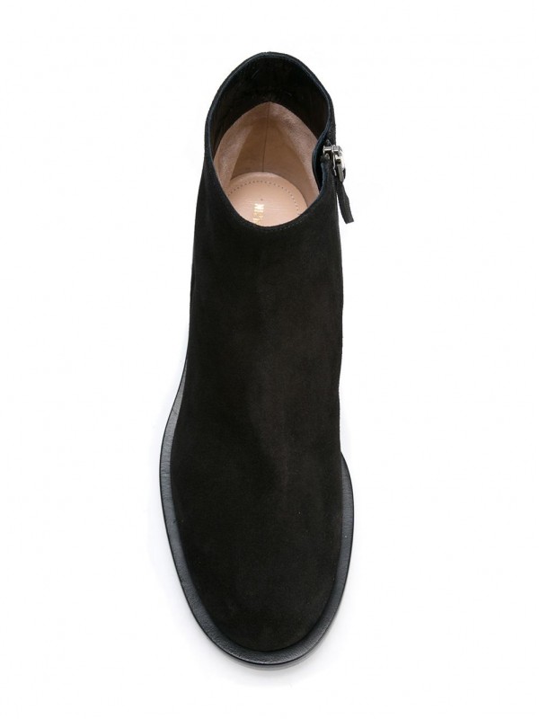 Nicholas Kirkwood Casati Pearl-heeled Velvet Boots 36.5 at 1stDibs